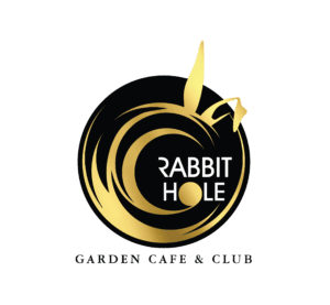 Rabbit Hole Golden logo Social Media branding