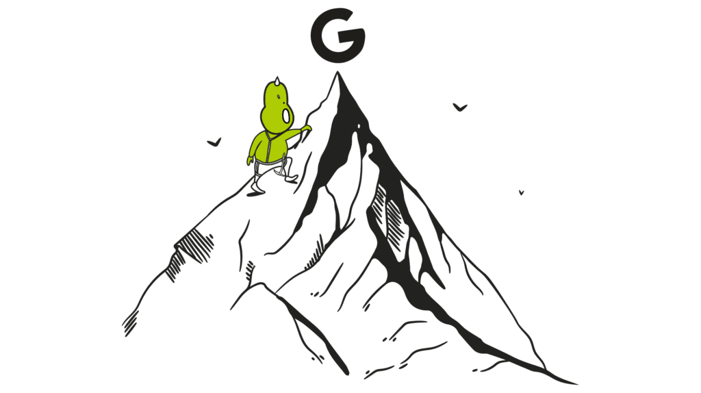 Mountain Climber Doodle